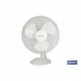 Ventilador de Mesa Blanco Cofan Modelo Solano de 3 velocidades