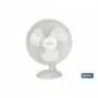 Ventilador de Mesa Blanco Cofan Modelo Solano de 3 velocidades