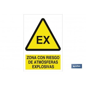 ▷ Señal Zona con riesgo de atmósferas explosivas | Ferreidea