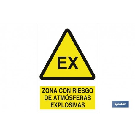 ▷ Señal Zona con riesgo de atmósferas explosivas | Ferreidea