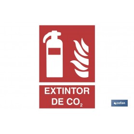 ▷ Cartel Extintor CO2 | Ferreidea