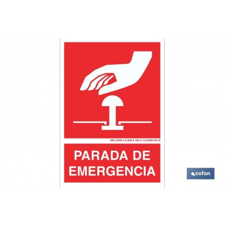 ▷ Cartel Parada de Emergencia -¡Las Mejores Ofertas!- | Ferreidea