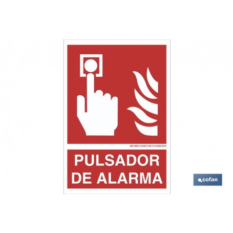 ▷ Cartel Pulsador de alarma | Ferreidea