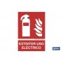 ▷ Cartel Extintor uso eléctrico | Ferreidea