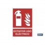 ▷ Cartel Extintor uso eléctrico | Ferreidea