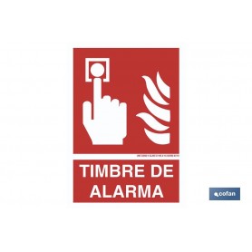 ▷ Cartel Luminiscente Timbre de alarma | Ferreidea