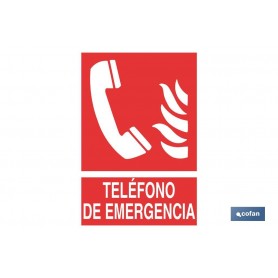 ▷ Cartel Luminiscente Teléfono de emergencia | Ferreidea