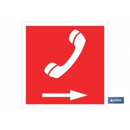 ▷ Cartel Teléfono Emergencia derecha | Ferreidea