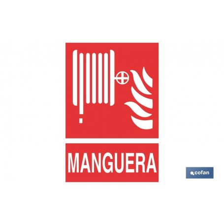 ▷ Cartel Luminiscente Manguera de Incendio | Ferreidea