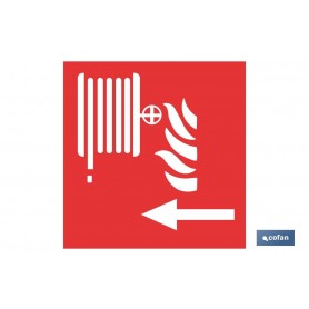 ▷ Cartel Manguera Extinción izquierda | Ferreidea