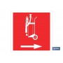 ▷ Cartel Carro Extintor derecha | Ferreidea
