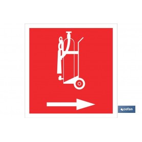▷ Cartel Carro Extintor derecha | Ferreidea