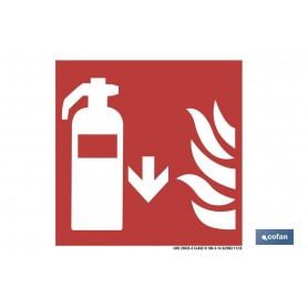 ▷ Cartel Extintor arriba | Ferreidea