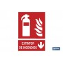 ▷ Cartel Extintor de incendios Abajo | Ferreidea