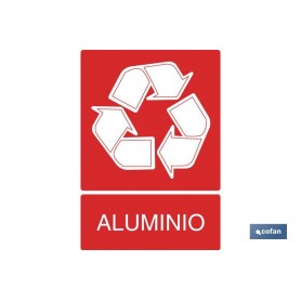 ▷ Cartel Reciclaje aluminio | Ferreidea