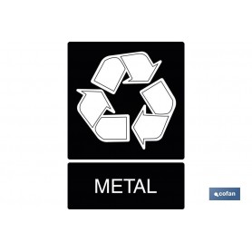 ▷ Cartel Reciclaje metal | Ferreidea