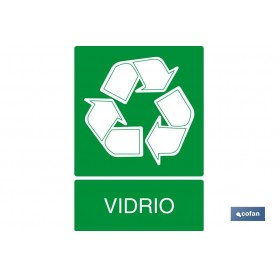 ▷ Cartel Reciclaje vidrio | Ferreidea