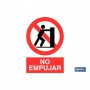 ▷ Cartel Prohibido Empujar | Ferreidea