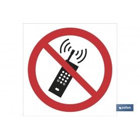 ▷ Cartel Prohibido teléfonos | Ferreidea