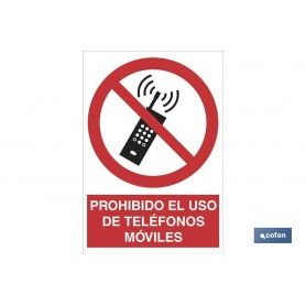▷ Señal Prohibido el uso de teléfonos móviles | Ferreidea