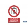 ▷ Señal No utilizar en caso de emergencia | Ferreidea