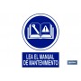 ▷ Cartel Usar Manual Mantenimiento | Ferreidea