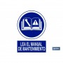 ▷ Cartel Usar Manual Mantenimiento | Ferreidea