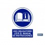 ▷ Cartel Usar Manual Instrucciones | Ferreidea