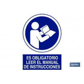 ▷ Cartel Leer Manual Instrucciones | Ferreidea