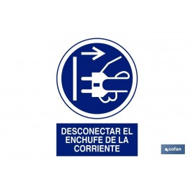 Obligatorio Desconectar enchufe Cofan