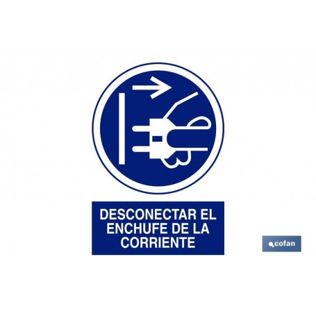 Obligatorio Desconectar enchufe Cofan