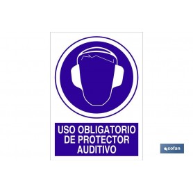 ▷ Señal Uso obligatorio de protector auditivo | Ferreidea
