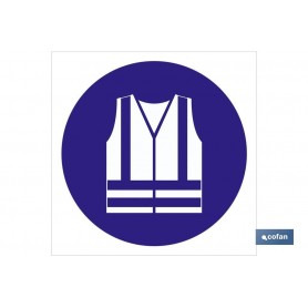 ▷ Cartel Obligatorio chaleco reflectante | Ferreidea
