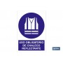 ▷ Señal Uso obligatorio de chaleco reflectante | Ferreidea