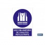 ▷ Señal Uso obligatorio de chaleco reflectante | Ferreidea