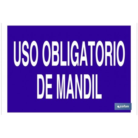 ▷ Cartel Uso obligatorio de mandil | Ferreidea