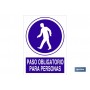 ▷ Señal Paso obligatorio para personas | Ferreidea