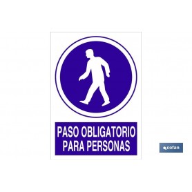 ▷ Señal Paso obligatorio para personas | Ferreidea