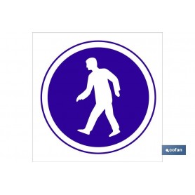 ▷ Cartel Obligatorio pasar | Ferreidea