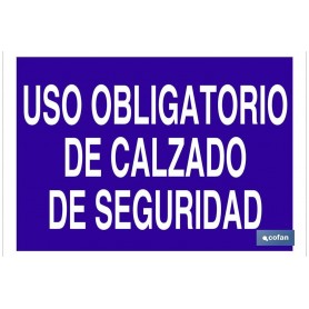▷ Cartel Uso obligatorio de calzado de seguridad | Ferreidea