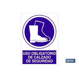 ▷ Señal Uso obligatorio de calzado de seguridad | Ferreidea