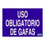 ▷ Cartel Uso obligatorio de gafas | Ferreidea