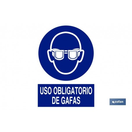 ▷ Señal Uso obligatorio de gafas | Ferreidea