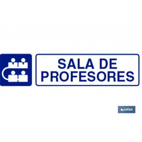 ▷ Cartel SALA PROFESORES | Ferreidea