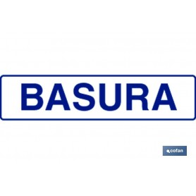 ▷ Cartel Señal "BASURA" | Ferreidea