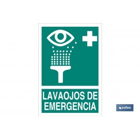 ▷ Señal Lavaojos de Emergencia Luminiscente | Ferreidea