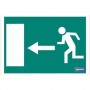 ▷ Cartel Salida emergencia puerta izquierda Luminiscente | Ferreidea