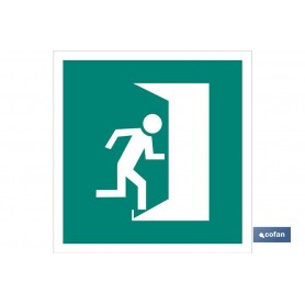 ▷ Cartel Salida emergencia "Derecha" Imagen Luminiscente | Ferreidea