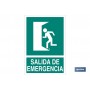 ▷ Señal Salida de Emergencia con Texto Luminiscente | Ferreidea