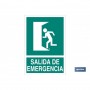 ▷ Señal Salida de Emergencia con Texto Luminiscente | Ferreidea